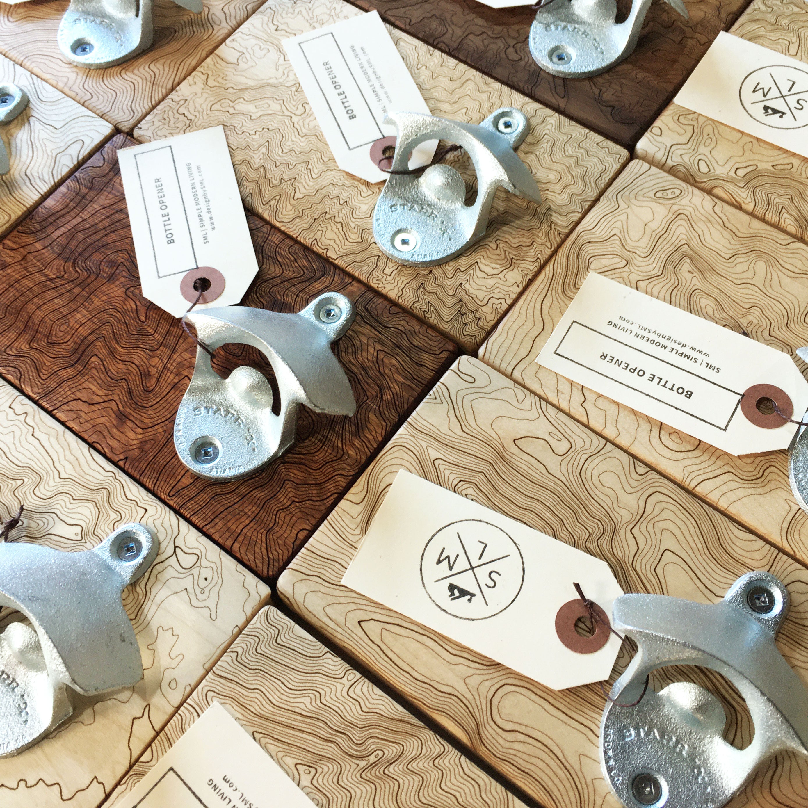 Custom Topography Bottle Opener