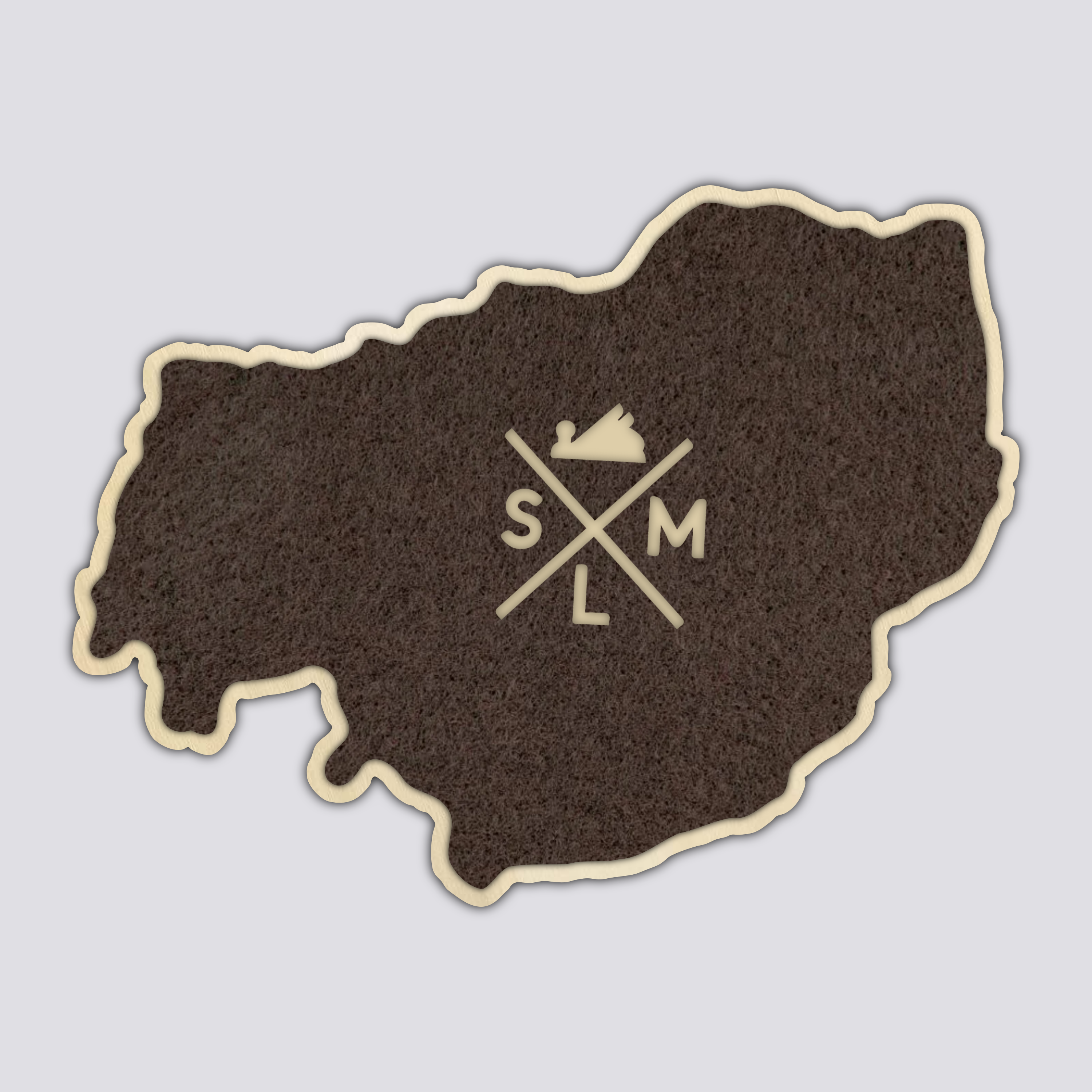 Hualālai Coaster | Wood Coaster Topography Map | Hawaiian Volcano