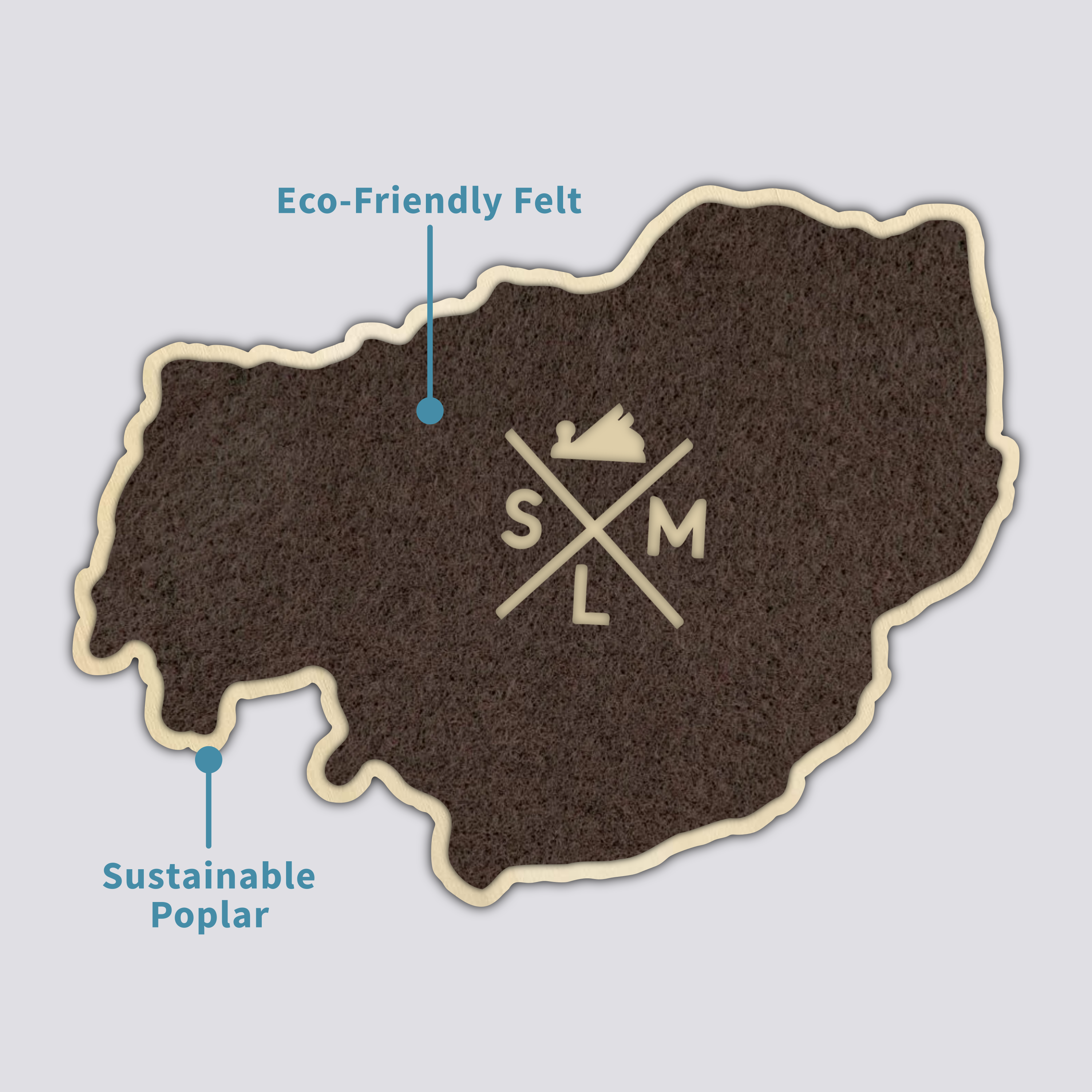 Hualālai Coaster | Wood Coaster Topography Map | Hawaiian Volcano