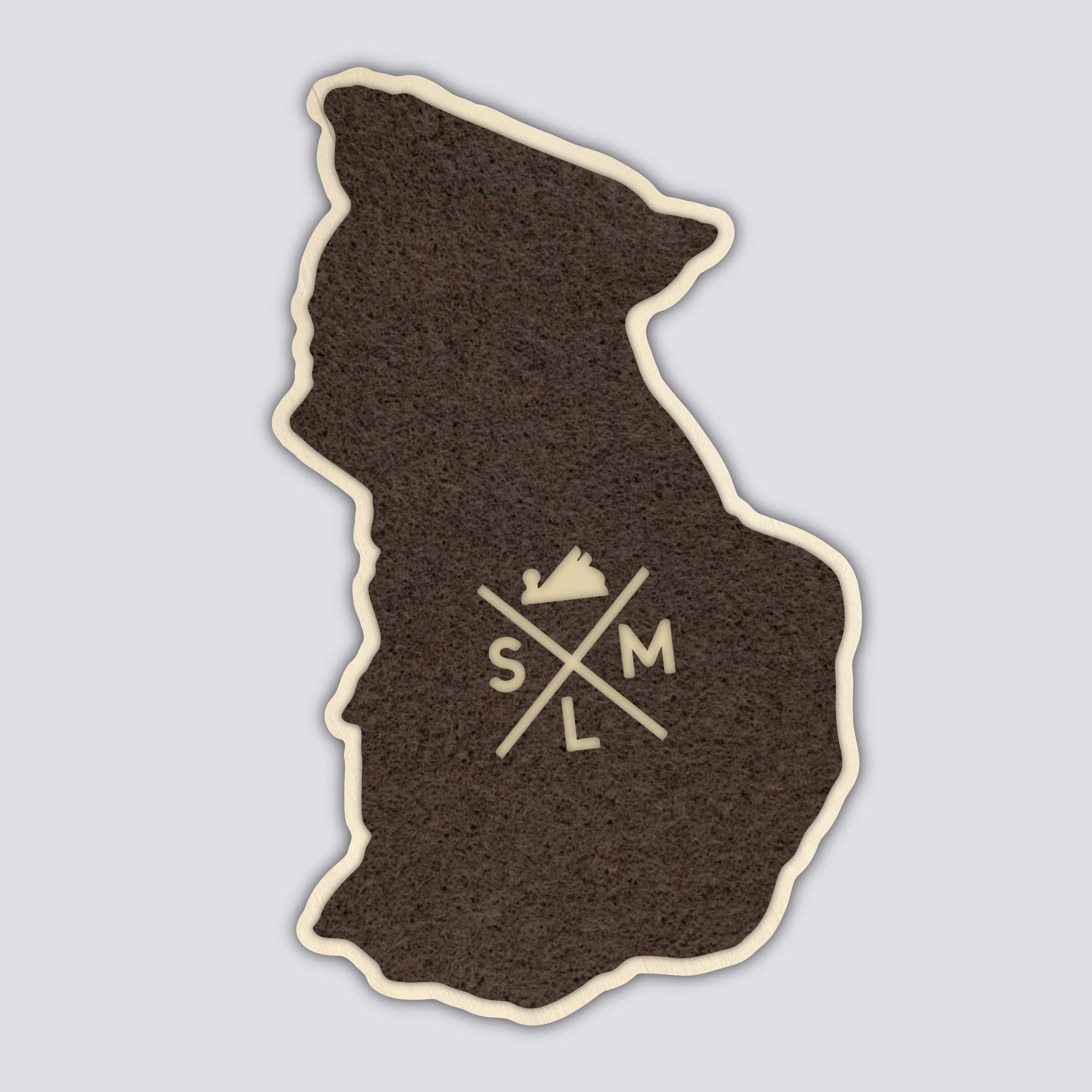 Middle Sister Coaster | Wood Coaster Topography Map | Three Sisters Oregon