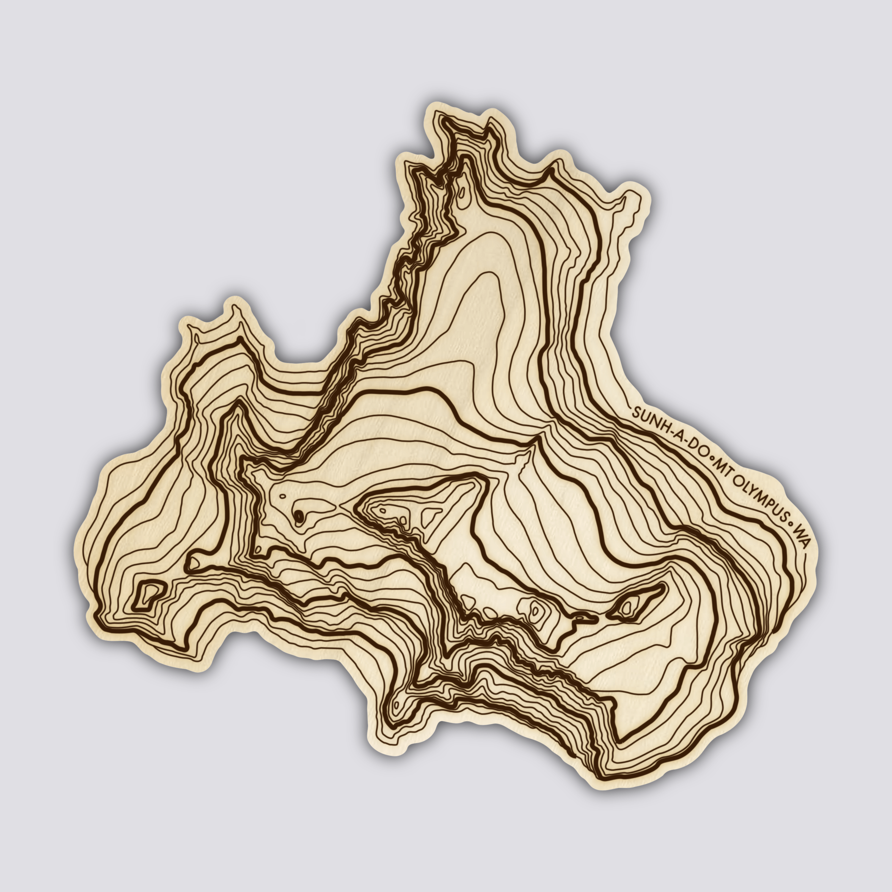 Mt Olympus Topography Coaster - Single