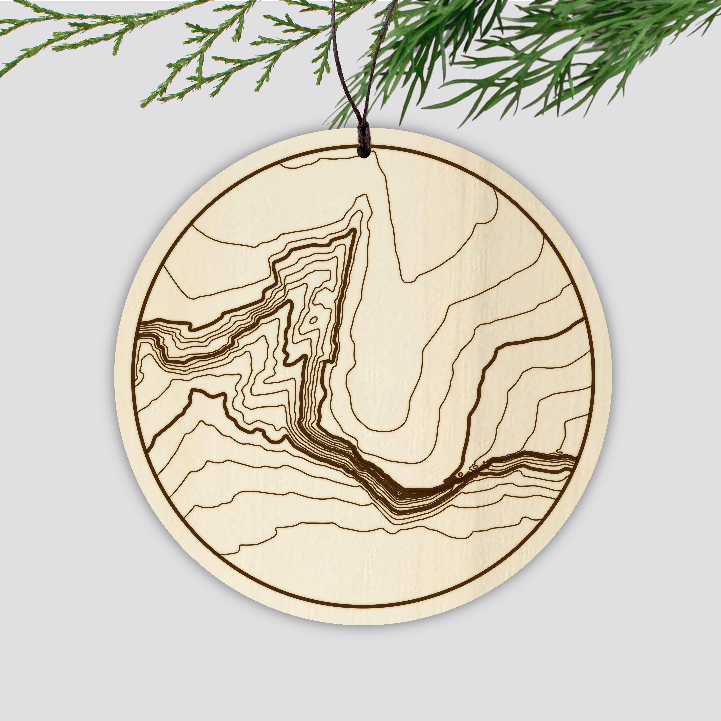 El Capitan Topography Ornament