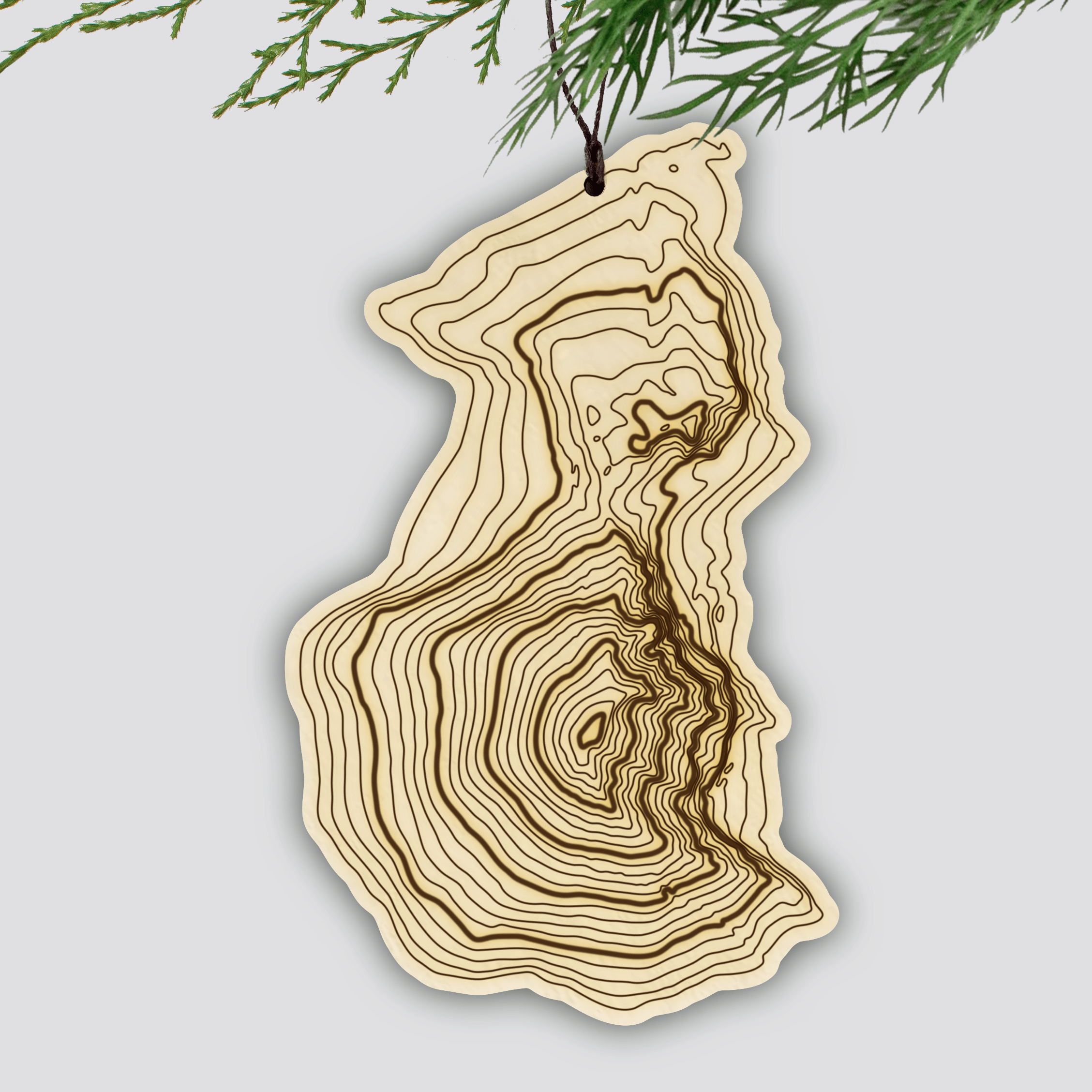 Middle Sister Topography Ornament