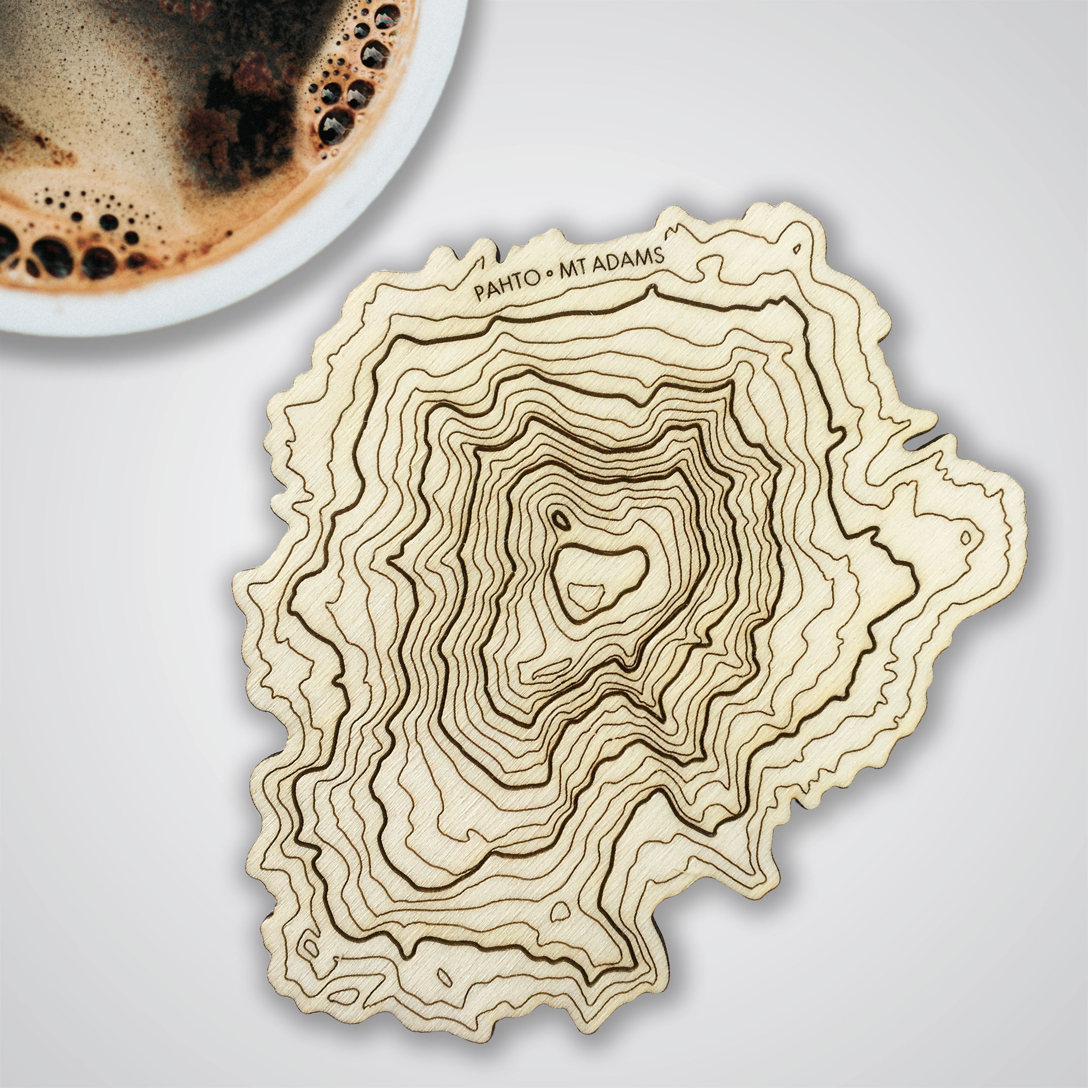 Mt Adams Topography Coaster - Single